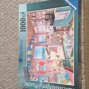🧩 Ravensburger 1000 ” PUZZLE the BEACH HUT 🏖️